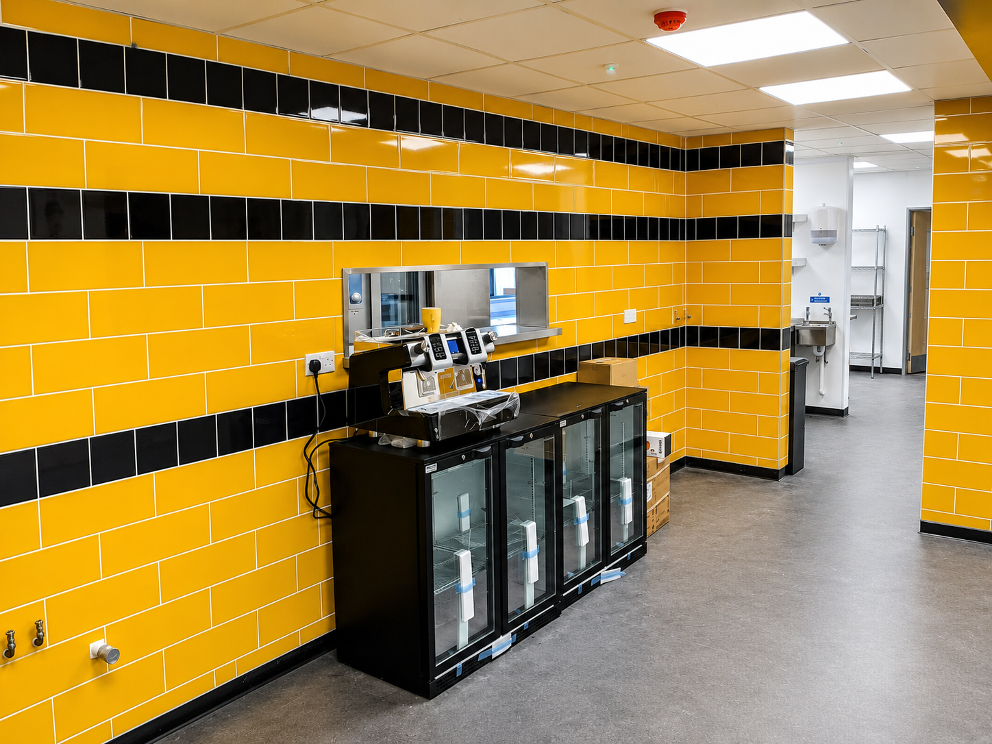 Commercial tiling project